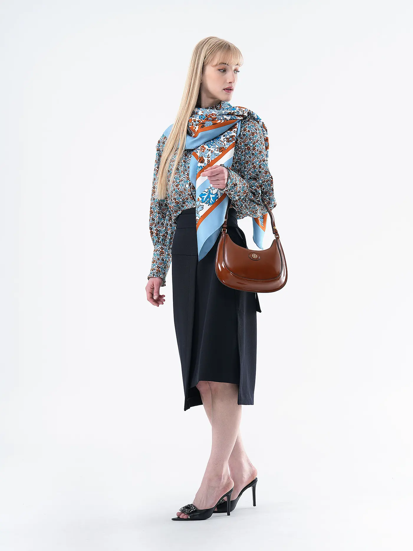 TORY BURCH | Ledertasche - Henkeltasche ROBINSON SPAZZOLATO | 